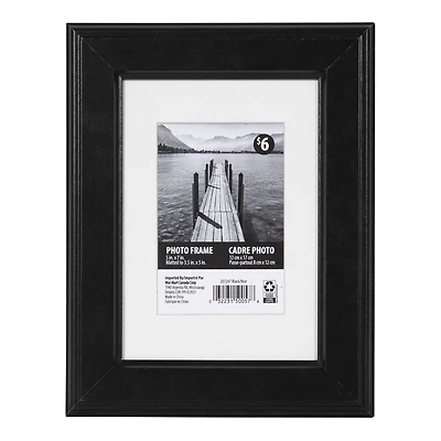 Cadre à photo swift 5 x 7 po à 3.5 x 5 po noir 12x17,78 cm à 8,89x12,7 cm