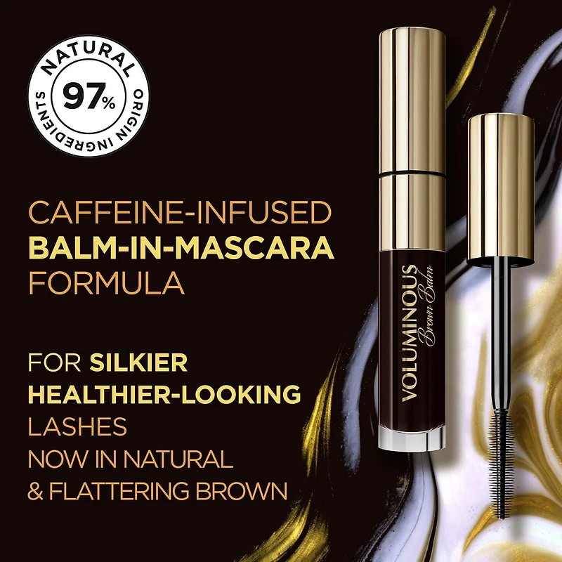 L'Oreal Paris Voluminous Noir Balm Mascara, Volumizing, Caring, Instant Defined Volume, Black, 0.26 fl. oz.