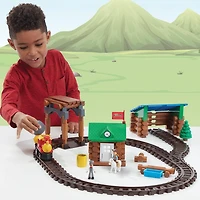 LINCOLN LOGS - 101PC SAWMILL TRAIN EXPRESS