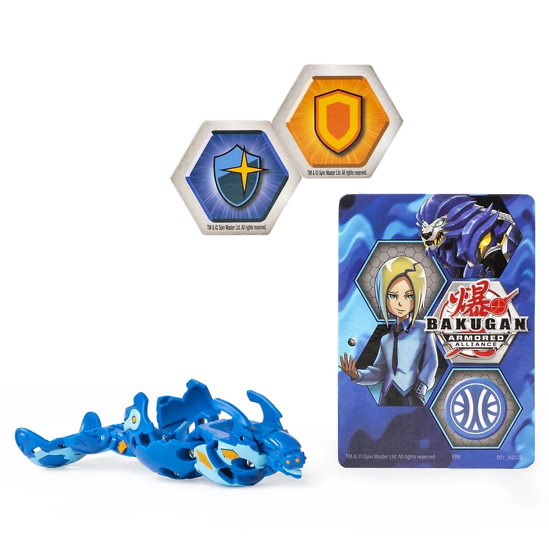 Bakugan, Centipod, Figurine Armored Alliance articulée de 5 cm à collectionner et carte à échanger