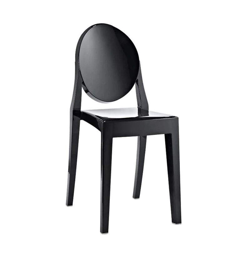 Heavenly Collection Plastique Noir Chaise Sans Bras