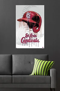 MLB St. Louis Cardinals - Drip Helmet 20 Wall Poster, 22.375" x 34"