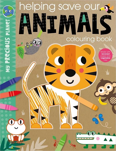 My Precious Planet Helping save our animals colouring book, Helping Animals Colouring 24 page