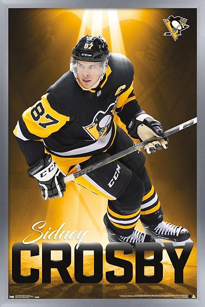 NHL Pittsburgh Penguins - Sidney Crosby 18 Wall Poster, 14.725" x 22.375"