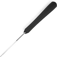 Buck Knives 685 Large BuckLite Max II, grand couteau à lame fixe, lame en acier inoxydable 420HC, manche en caoutchouc Dynaflex, gaine en polyester incluse, noir, garantie à vie 100 % chasse, camping,