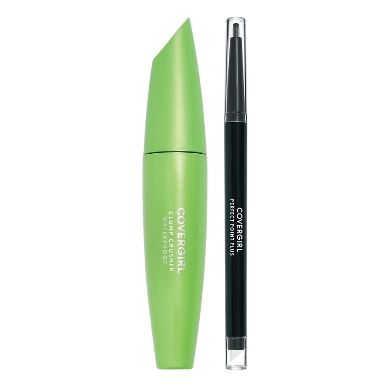 COVERGIRL Lashblast Clump Crusher Mascara & Perfect Point plus Eyeliner, Duo Pack
