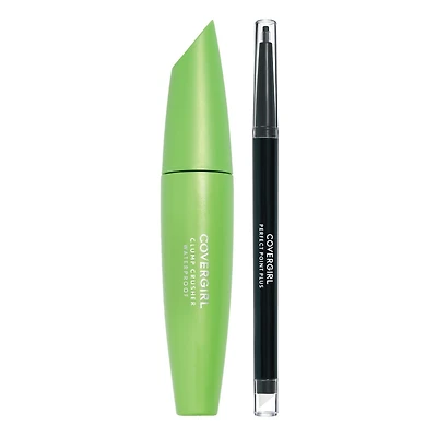 COVERGIRL Lashblast Clump Crusher Mascara & Perfect Point plus Eyeliner, Duo Pack