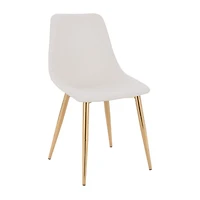 Domina Leather Dining Chair Accent chair Set of 2-Modern Classy Comfy chair