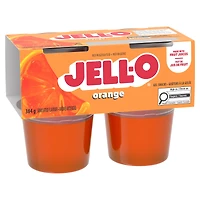 Goûters À La Gelée Réfrigéré À Saveur D'Orange, Paquet De 4 Coupes x 96g