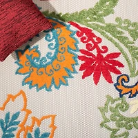 SAFAVIEH Cabana Kuzman Floral Outdoor Area Rug