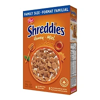 Post Honey Shreddies Cereal, Family Size, 710 g