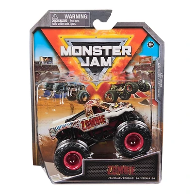 Monster Jam, Official Zombie Monster Truck, Die-Cast Vehicle, 1:64 Scale, Kids Toys for Boys Ages 3 and up
