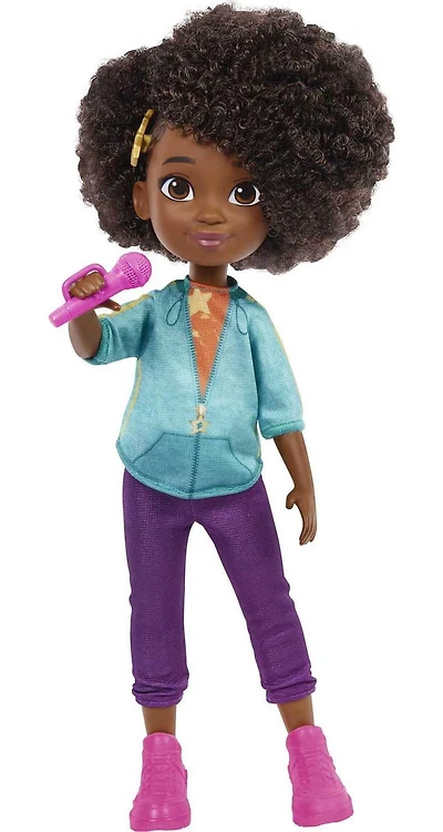 Karma’s World Karma Grant Doll (8.7-in) with Outfit & Mic Accessory
