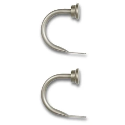 Hometrends Plata Matte Nickel Holdback, 4.5"x 4.5"x 1.5"