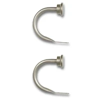 Hometrends Plata Matte Nickel Holdback, 4.5"x 4.5"x 1.5"