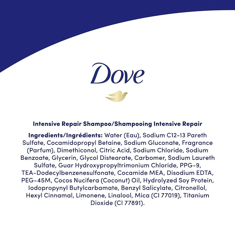 Shampooing Dove Réparation intensive 355 ml Shampooing