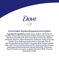 Shampooing Dove Réparation intensive 355 ml Shampooing