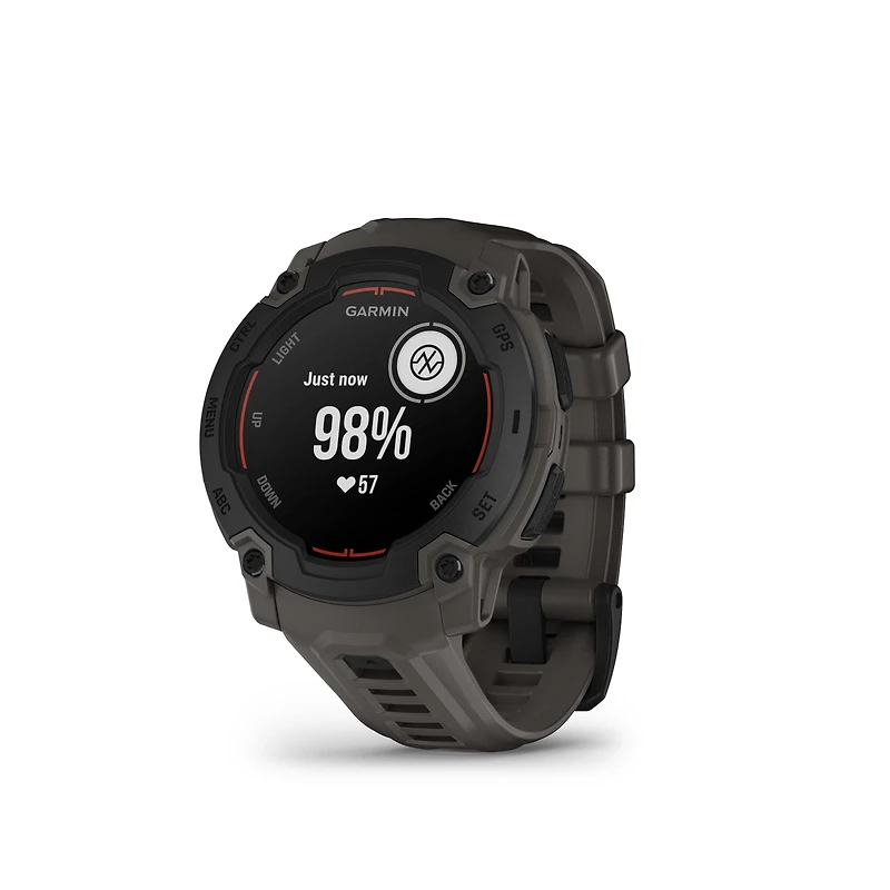 Montre intelligente GPS Garmin Instinct® E - 45 mm - Anthracite