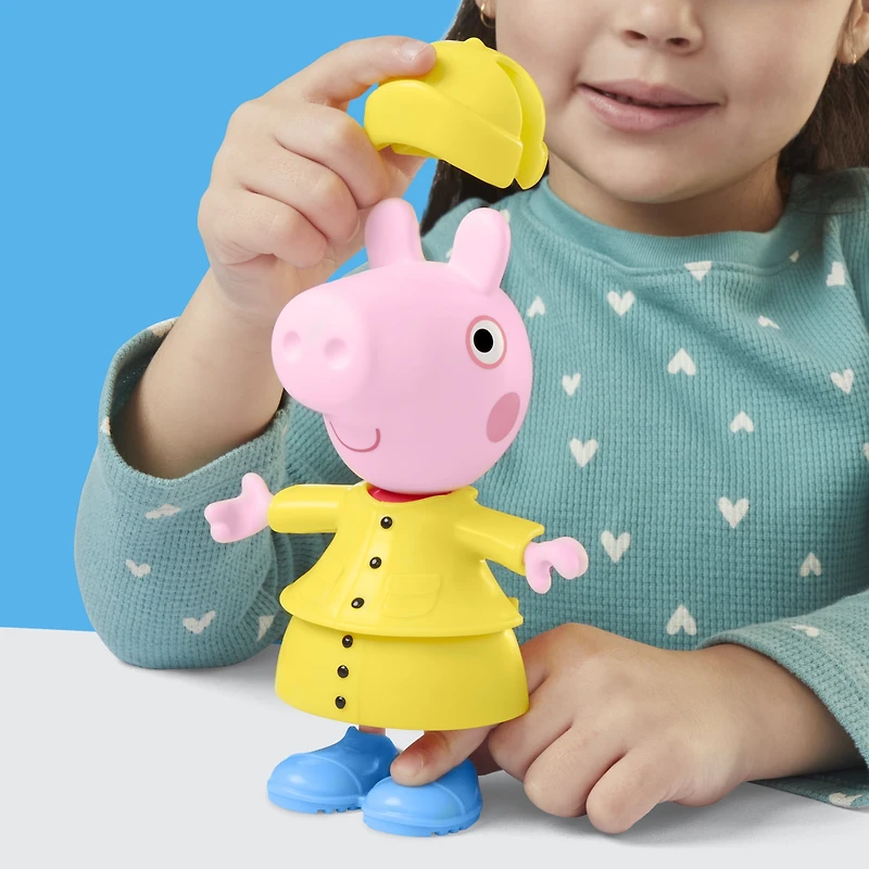 Peppa Pig Tenues de pluie, figurine
