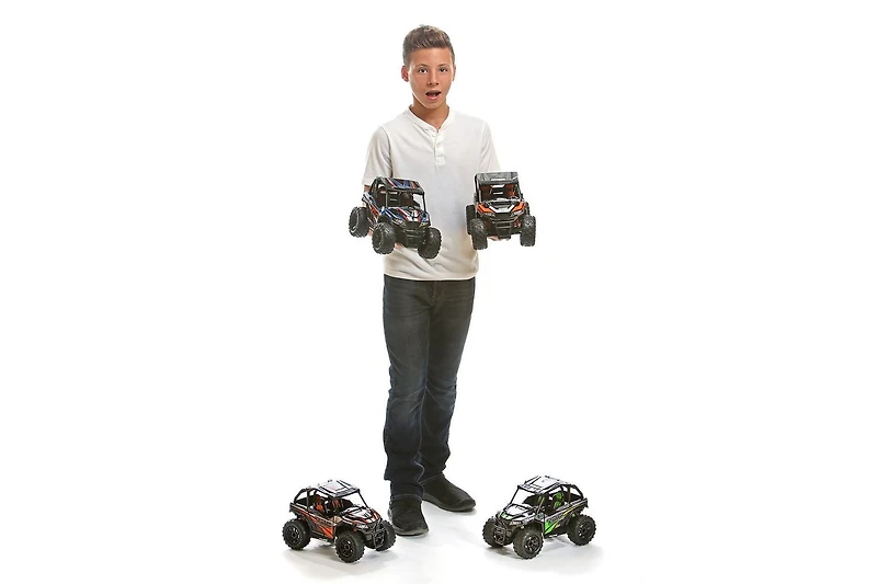 Nouveau radiocommande Polaris General 1000 ATV Bleu 1/13