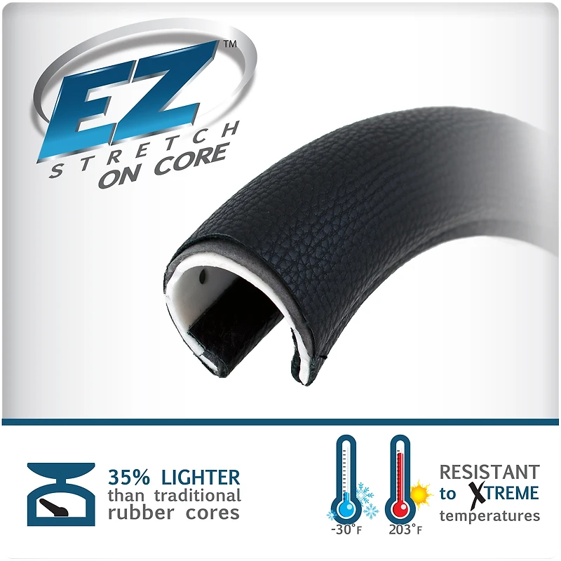 Housse de volant sport noire et grise Auto Drive AUTO DRIVE PL C-VOLANT SPORT NR/GR