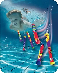 Play Day Dizzy Dive Sticks, 8-Pack, Green Pink Stick
