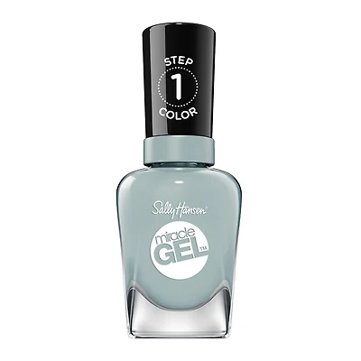 Sally Hansen Miracle Gel, vernis à ongles en gel, vernis à ongles résistant à l'écaillage, dure jusqu'à 8 jours Réussissez une manucure* qui dure jusqu’à 8 jours depuis le confort de votre domicile grâce au Sally Hansen Miracle Gel™. Notre vernis à ongles simili-gel 100 % végétalien vous donne des résultats de qualité professionnelle en 2 étapes simples (vernis + couche de finition)