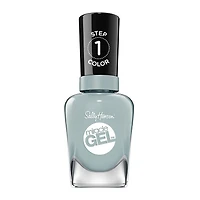 Sally Hansen Miracle Gel, vernis à ongles en gel, vernis à ongles résistant à l'écaillage, dure jusqu'à 8 jours Réussissez une manucure* qui dure jusqu’à 8 jours depuis le confort de votre domicile grâce au Sally Hansen Miracle Gel™. Notre vernis à ongles simili-gel 100 % végétalien vous donne des résultats de qualité professionnelle en 2 étapes simples (vernis + couche de finition)
