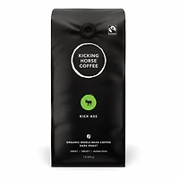 Café á grains entiers à torréfacation corsée Kick AssMD biologique Coffee de Kicking HorseMD 454 g - Café En Grains