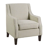 Topline Home Furnishings Accent Chair, Houndstooth Pattern
