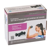 PurAthletics Set de 2 Poids en de 2x2lbs