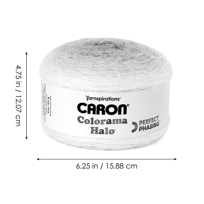 Caron® Fil Halo Colorama™, #5 Volumineux, 8 oz/227 g, 481 Yards Fil doux et luxueusement texturé