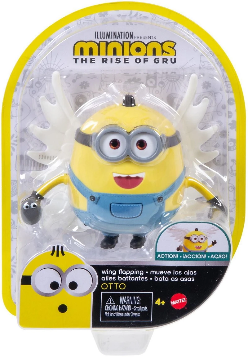 Les Minions 2: Figurine Articulée Otto Battement d’ailes des « Minions 2: Il était une fois Gru »