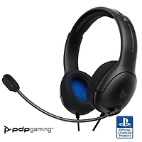 PDP AIRLITE Wired Headset: Void Black - PlayStation 5, & PlayStation 4