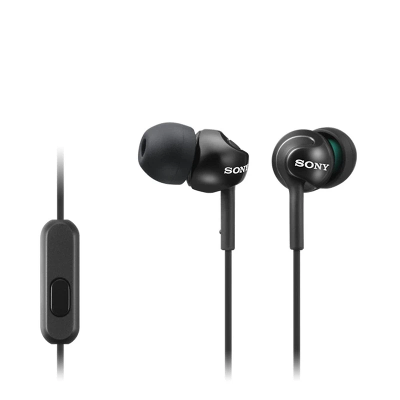 Écouteurs intra-auriculaires EX de SONY MDR-EX110AP/B - Blancs
