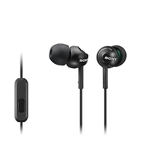 Écouteurs intra-auriculaires EX de SONY MDR-EX110AP/B - Blancs