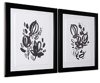 kieragrace Providence Kemp Wall Art – Set of 2, Blossoms, 12-Inch by 14-Inch
