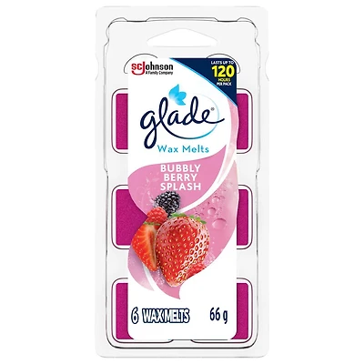 Glade® Cubes de Cire, Éclat De Baies Pétillantes 6 fondre