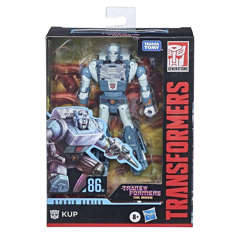 Transformers Toys Studio Series 86-02 Deluxe Class The Transformers: The Movie 1986 Kup Action Figure - Ages 8 and Up, 4.5-inch