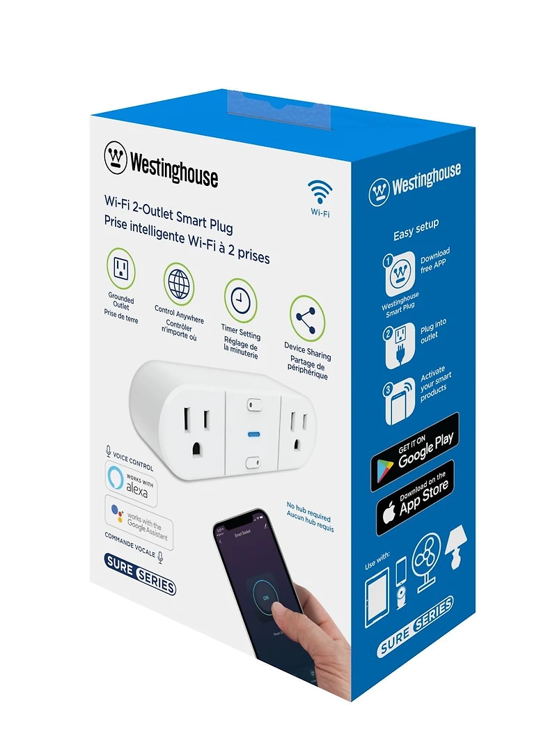 Prise intelligente WiFi Westinghouse