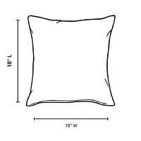 Polyester Digital Print Cushion (Cafe Latte) (18 X 18) - Ensemble De 2
