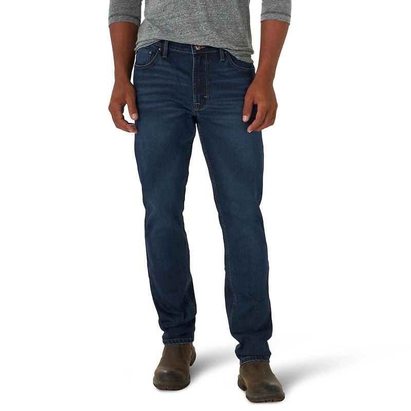 Wrangler Jean Régulière Fuselé Chaleur Monocouche Pour Homme