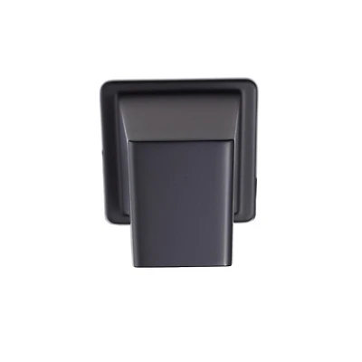 Bec de bain carré d'akuaplus® avec raccord lisse 1/2 po.