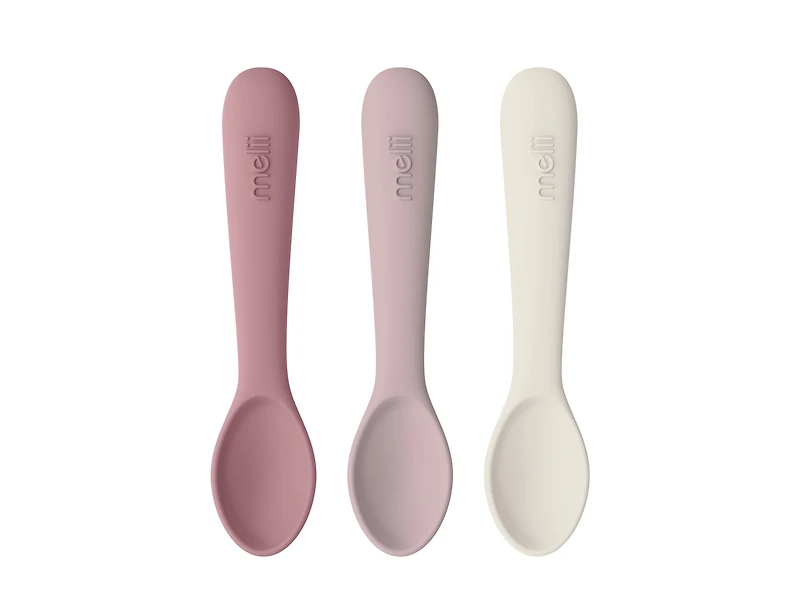 Melii Silicone Utensils Pink 3 Pack