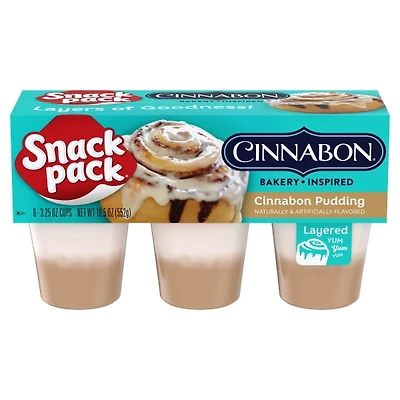 SP CNNBN 8/6/92GM CA, SNACK PACK Cinnamon Cinnabon