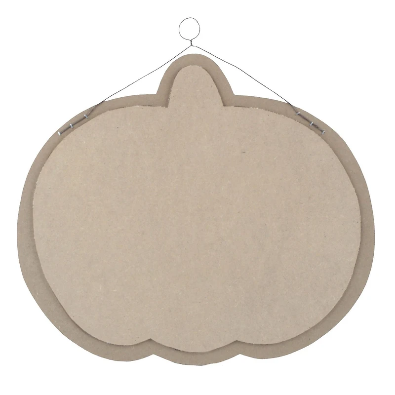 Way to Celebrate Halloween Hanging Wood Pumpkin Décor, Black