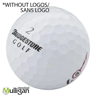 Mulligan - 48 balles de golf récupérées Bridgestone e7 5A Pristine, Blanc