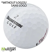 Mulligan - 48 balles de golf récupérées Bridgestone e7 5A Pristine, Blanc