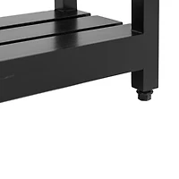 Era Atkin Four Tier Spa Tower, Black 10.24x31.61in, Spa Tower