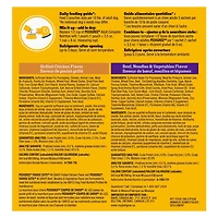 Nourriture humide pour chiens adultes PEDIGREE COUPES DE CHOIX AU JUS saveur de bœuf, nouilles et légumes et saveur de poulet grillé en format variété 8 x 100 g